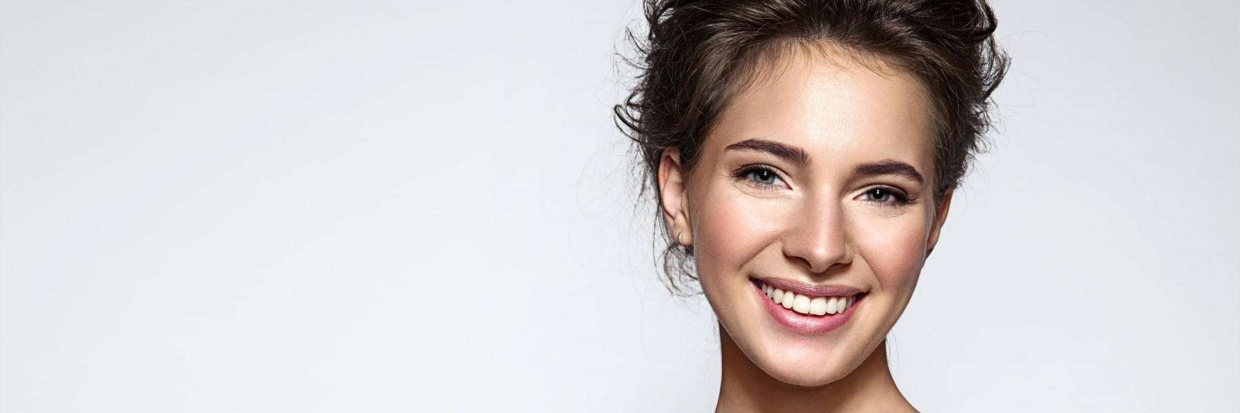 woman after visiting cosmetic dentist in augusta